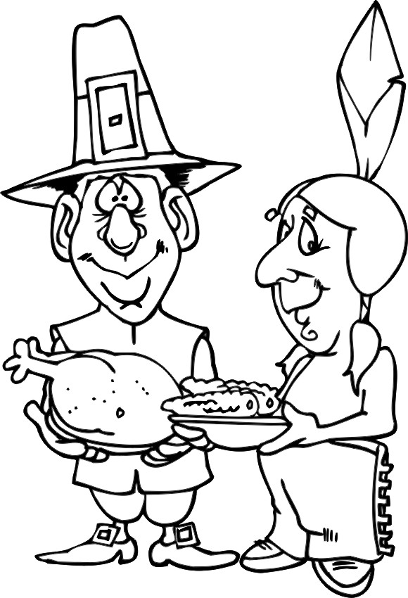 Thanksgiving S Precious Moments Sharing With Each Other6a7d Coloring Page