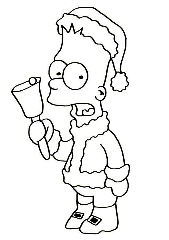 The Bart Coloring Page