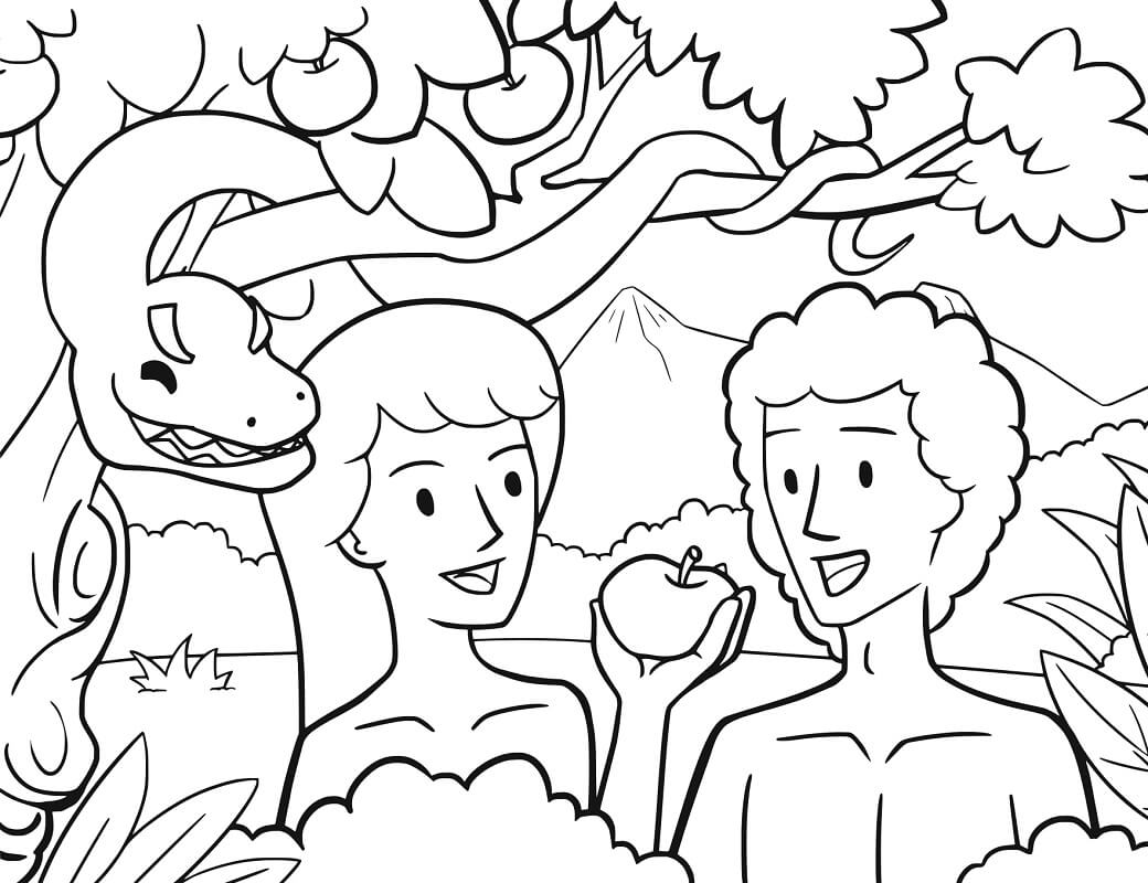 The First Sin Coloring Page