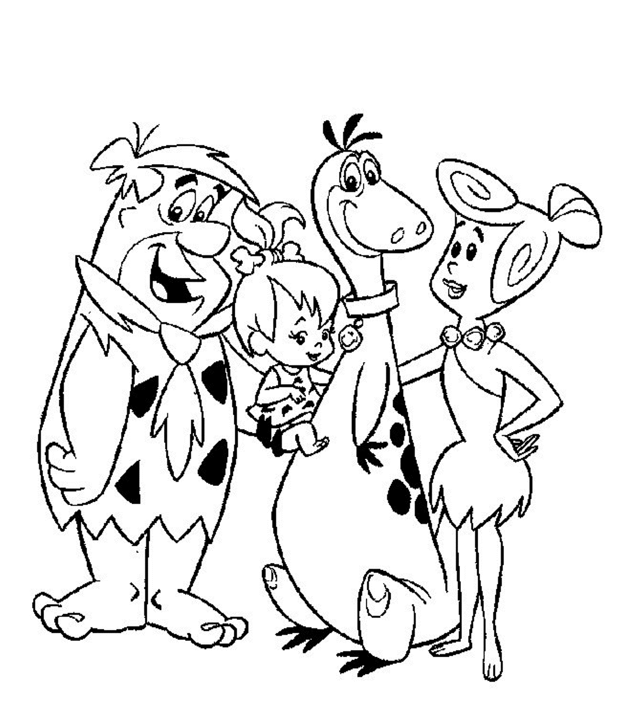 The Flintstones Family Cartoon Sf596