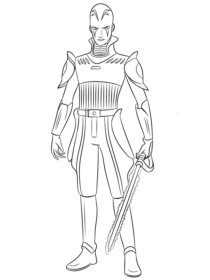 The Inquisitor Coloring Page