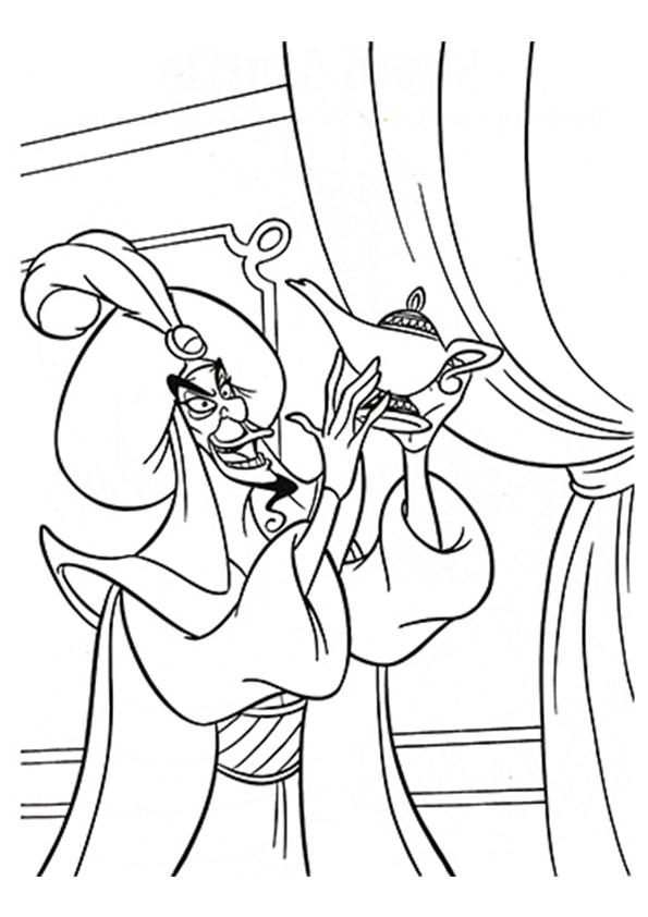The Jafar Coloring Page