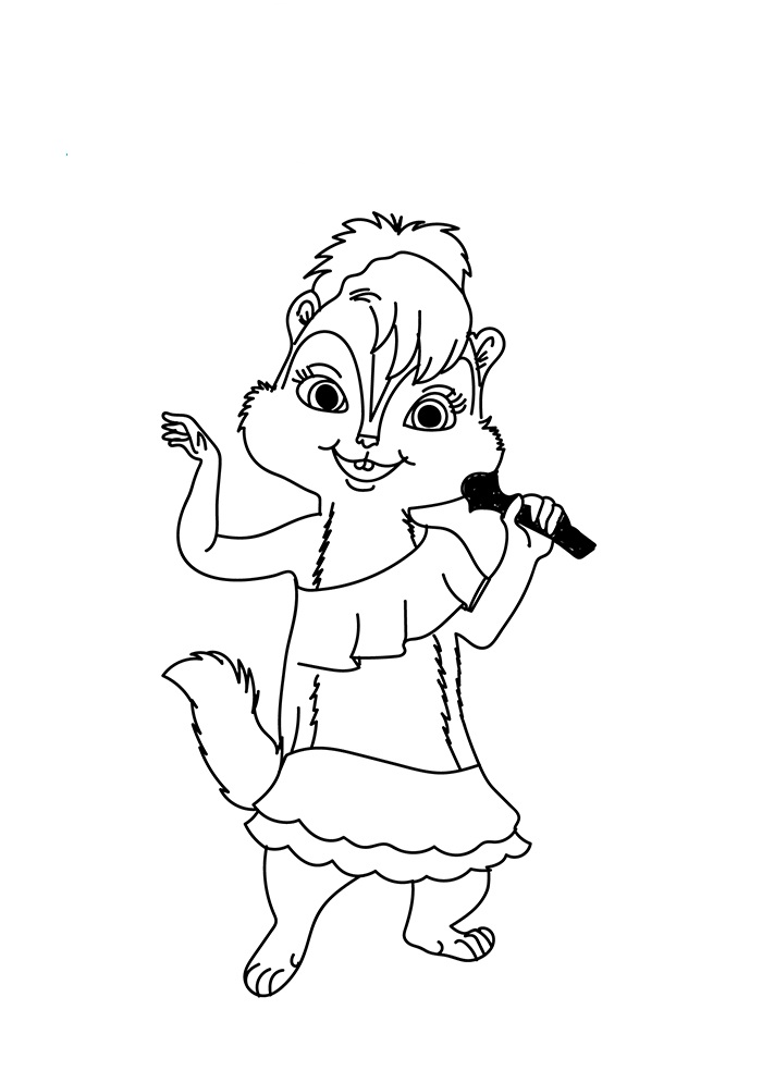 The Jeanette Singer Coloring Page