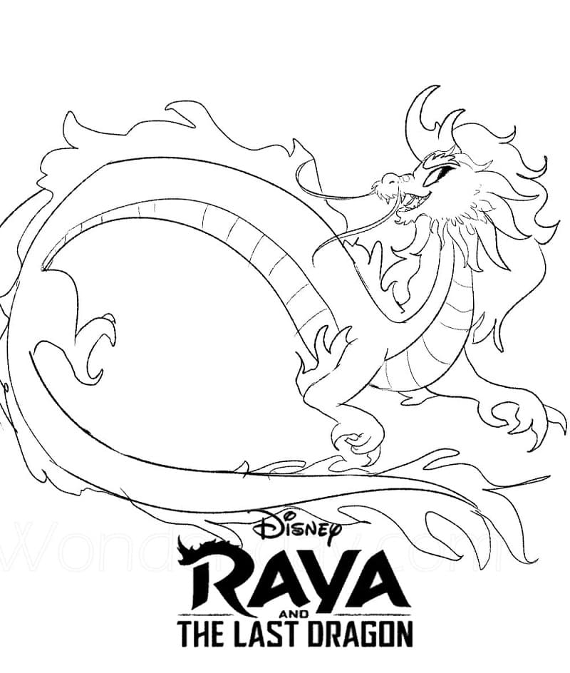 The Last Dragon Coloring Page