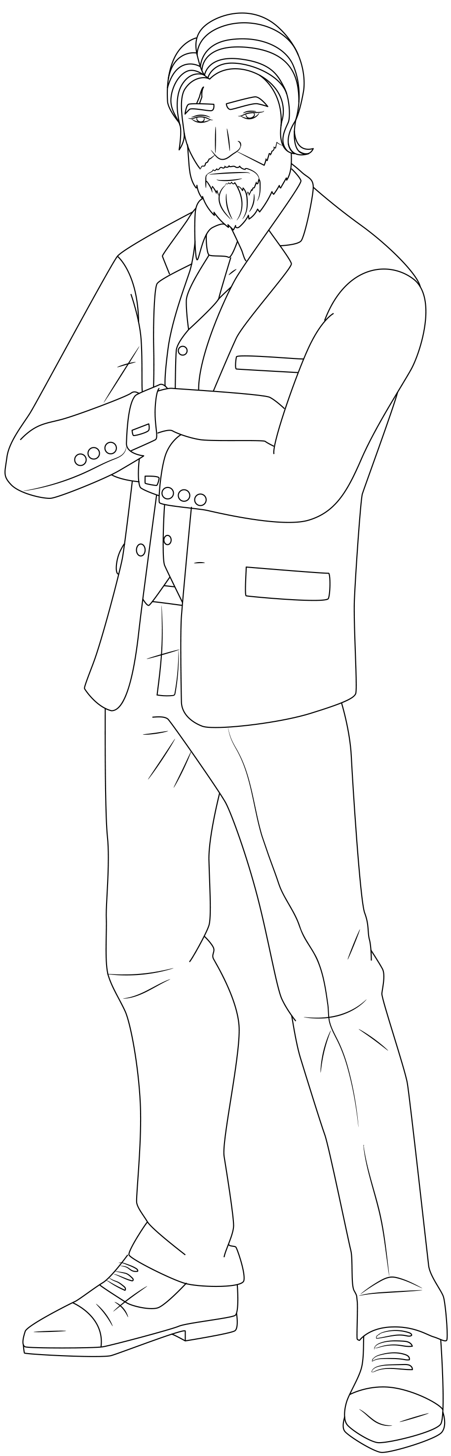 The Reaper Fortnite Skin Hd Coloring Page