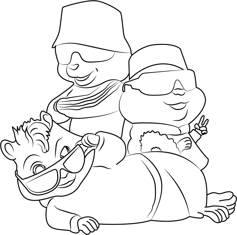 The Squeakquel Coloring Page
