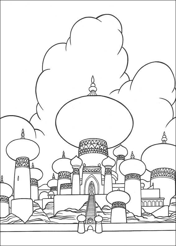 The Sultan’s Palace Coloring Page