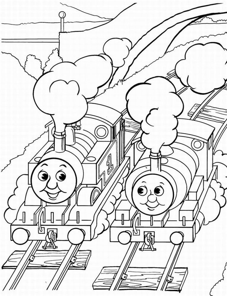 Thomas The Train And Friends Sbcb5 Coloring Page