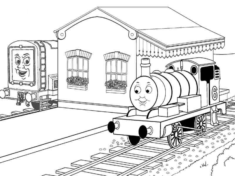 Thomas The Train Colouring Pages Print0506 Coloring Page