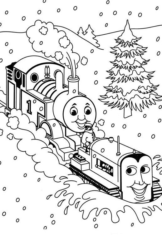 Thomas The Train Preschool Sad4d Coloring Page