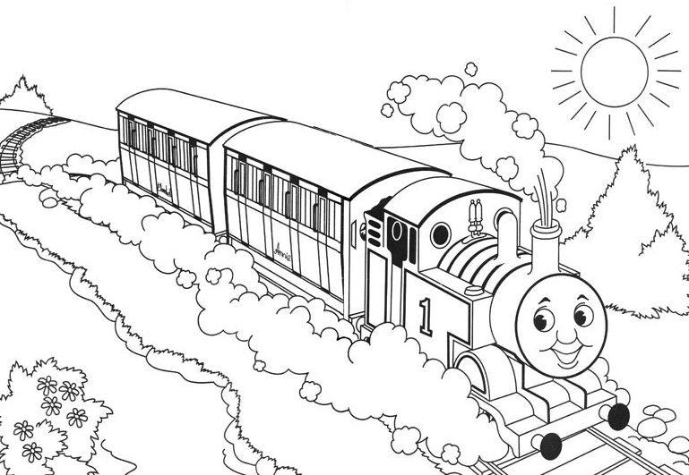Thomas The Train S For Freee070 Coloring Page