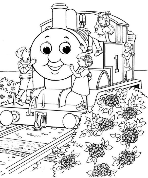 Thomas The Train S Kids6ef1 Coloring Page