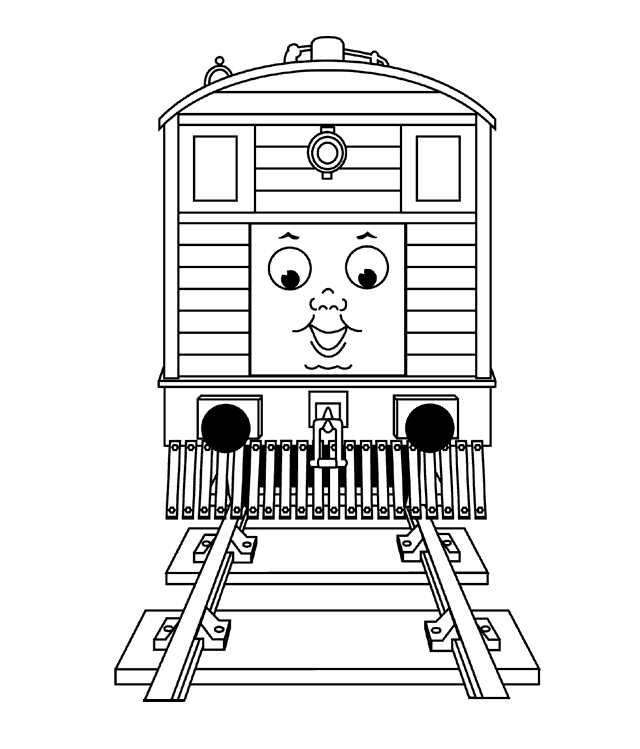 Thomas The Train S Tobyc5c0 Coloring Page