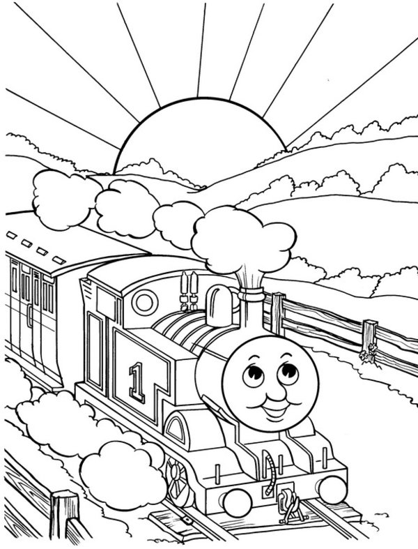 Thomas The Train Tank Engine S6b29 Coloring Page