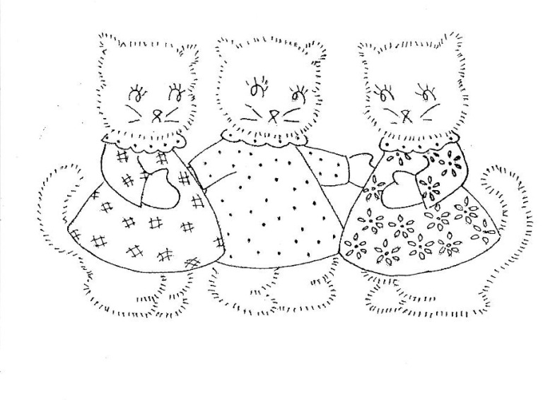 Three Pregnant Kittens Animal Coloring Pagesf6df Coloring Page