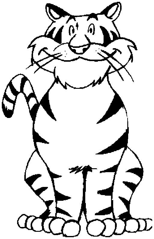 Tiger Preschool S Zoo Animals381f Coloring Page
