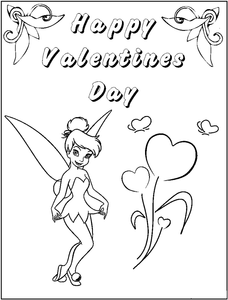 Tinkerbell Coloring Book Pages Coloring Page