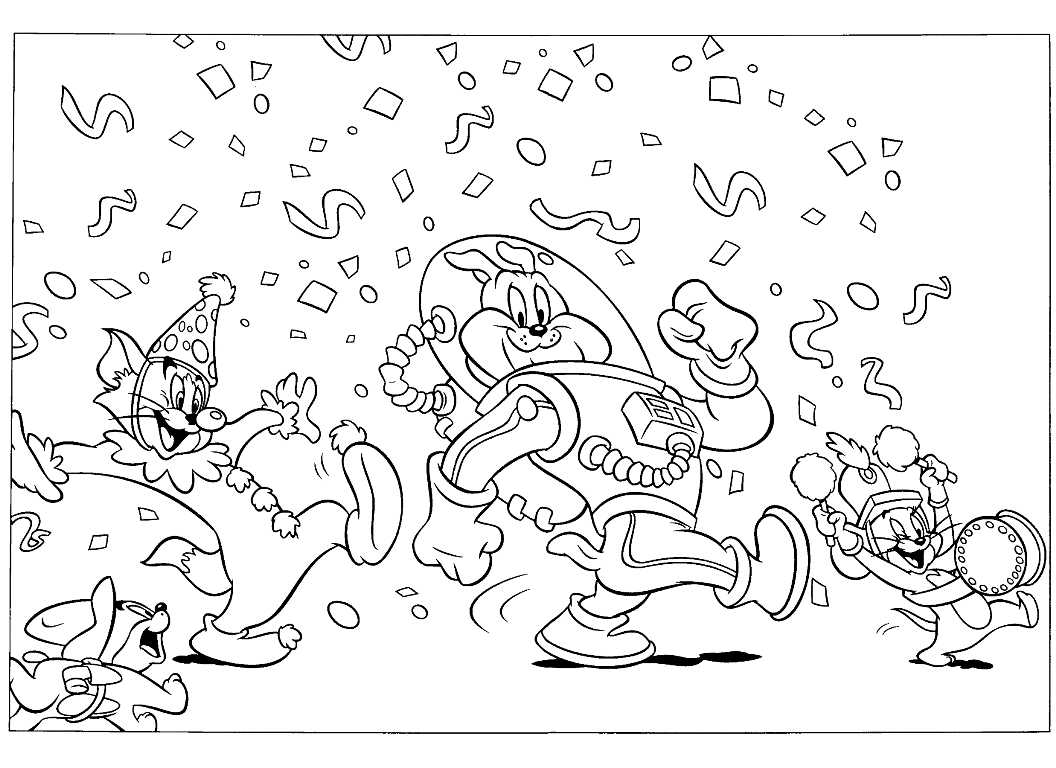 Tom And Jerry In A Parade