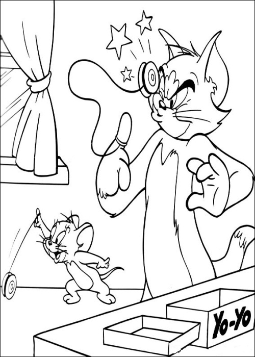 Tom And Jerry Playing Yoyo 4b78
