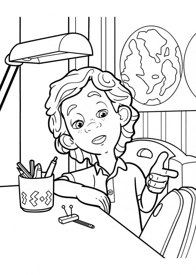 Tom from The Fixies 2 Coloring Page
