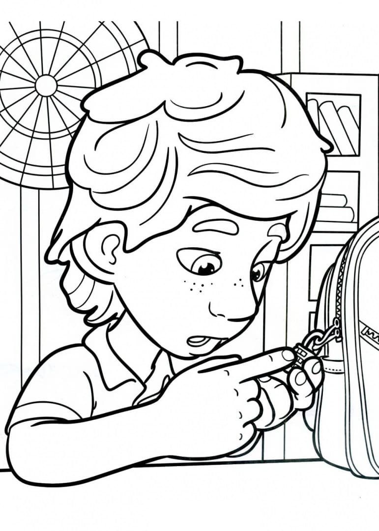 Tom from The Fixies 4 Coloring Page