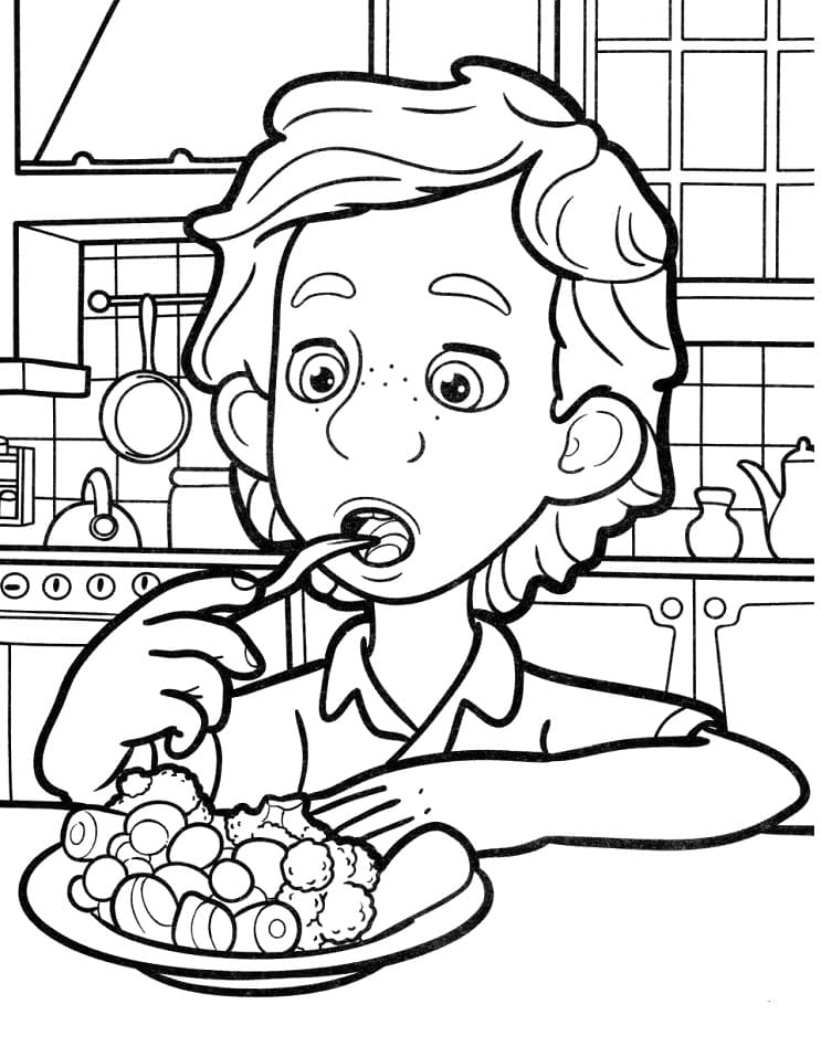 Tom from The Fixies 6 Coloring Page