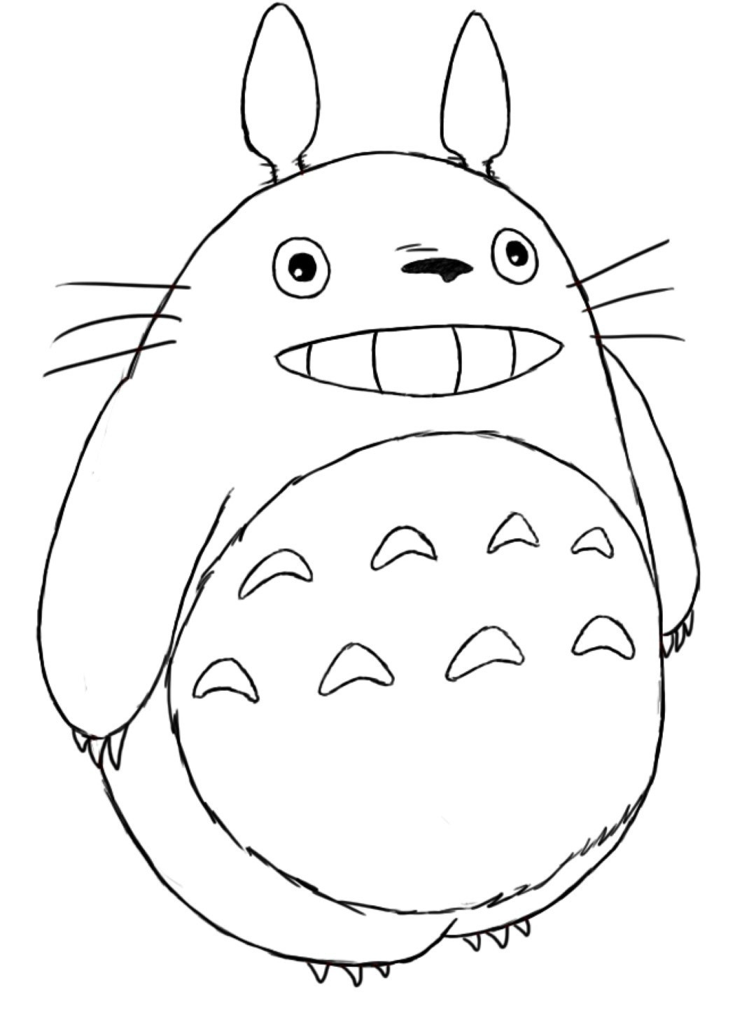 Totoro Smiling