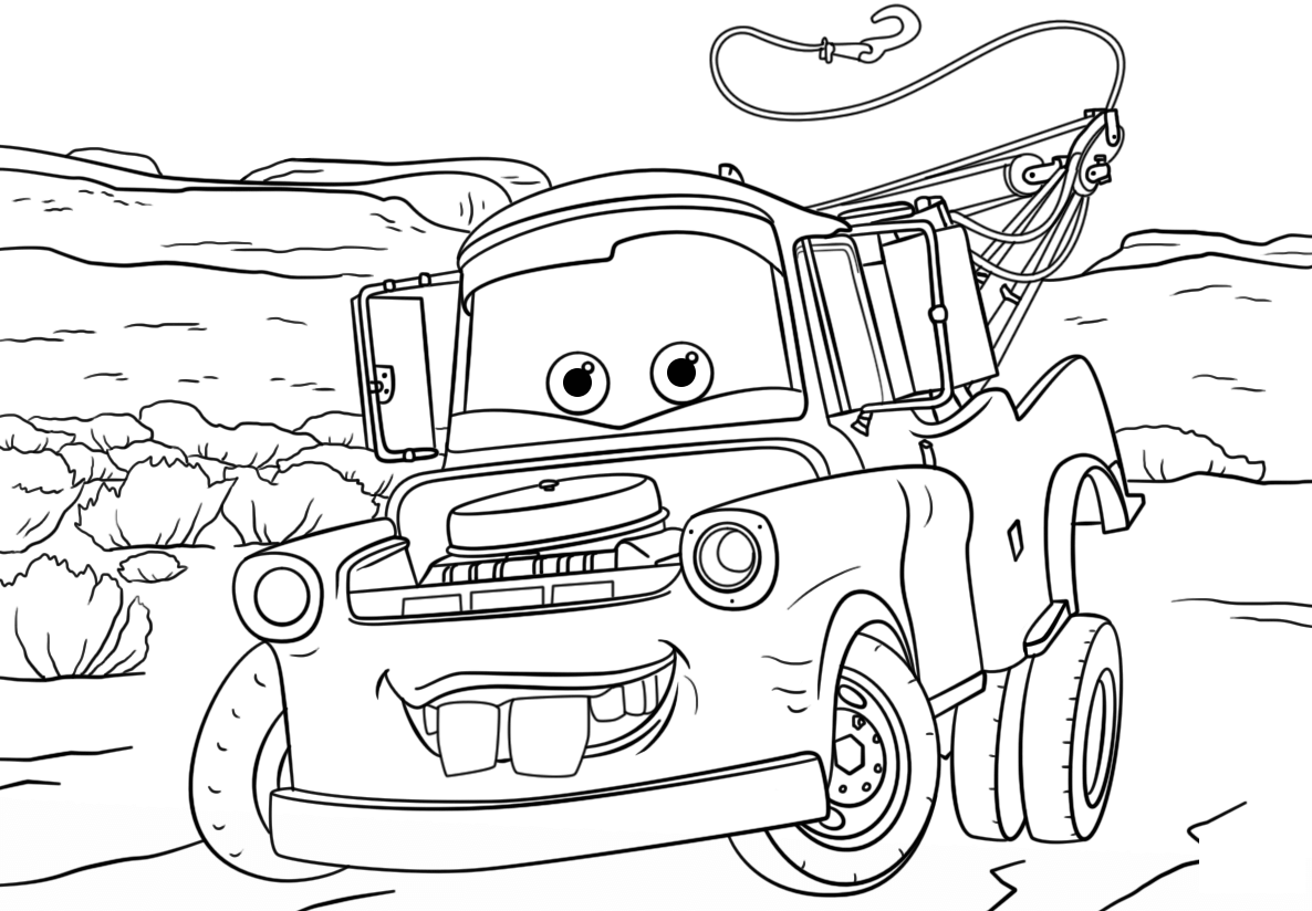 Tow Mater From Cars 3 Disney