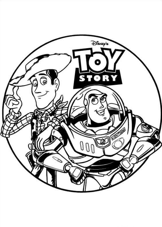 Toy Story Coloring Page