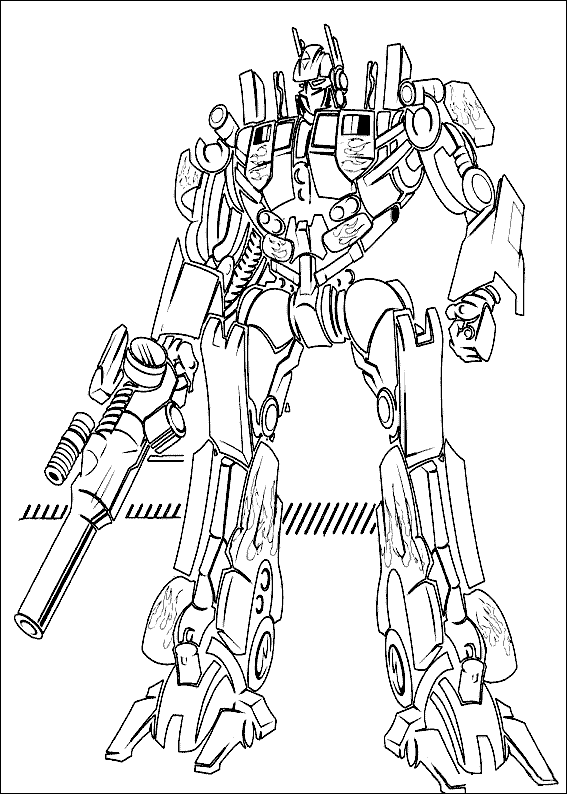 Transformers 11 Coloring Page