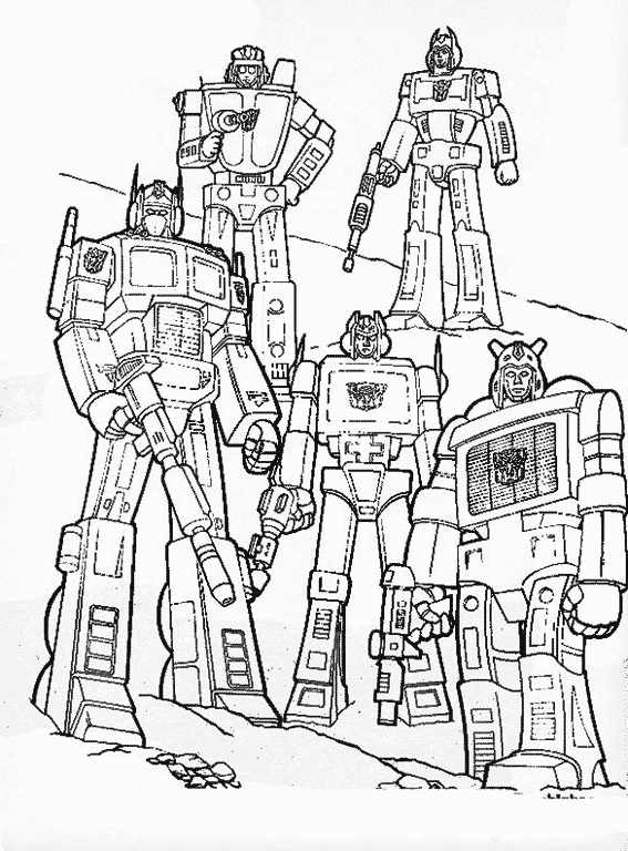 Transformers 174 Coloring Page