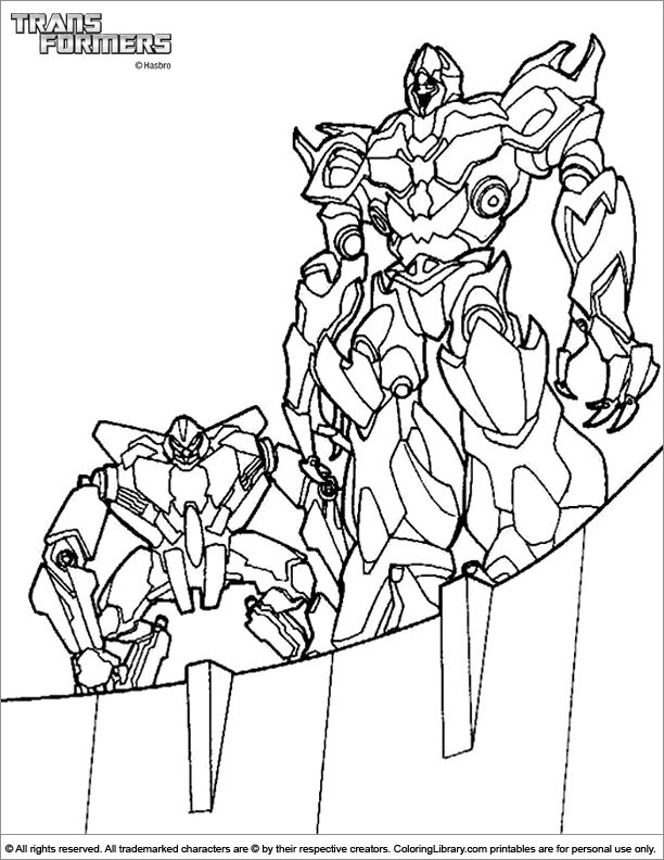 Transformers 194 Coloring Page