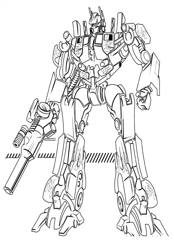Transformers 195 Coloring Page