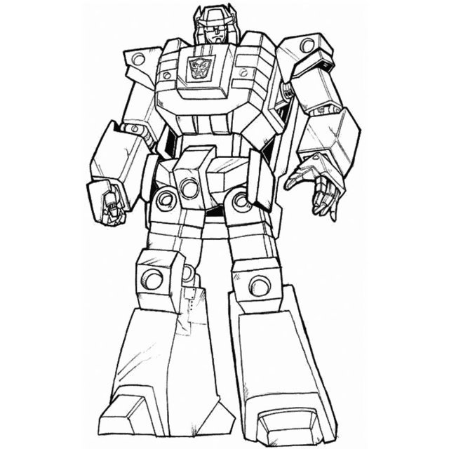 Transformers 2 Coloring Page