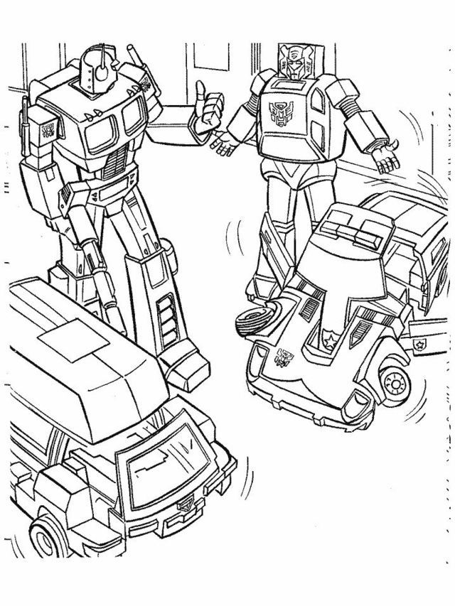 Transformers 224 Coloring Page