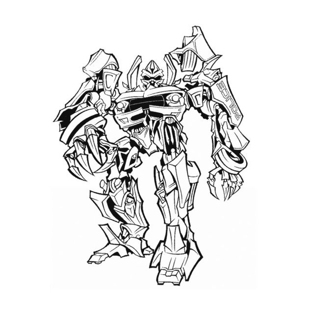 Transformers 3 Coloring Page