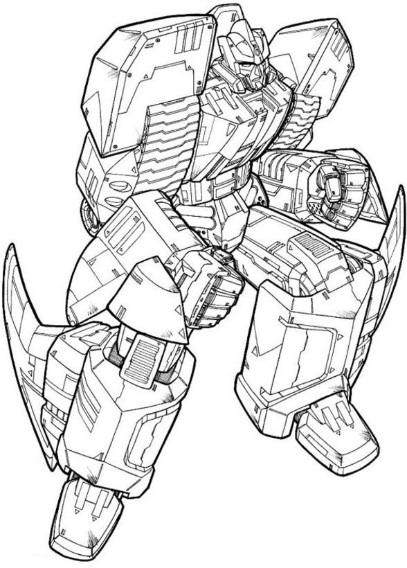 Transformers 92 Coloring Page