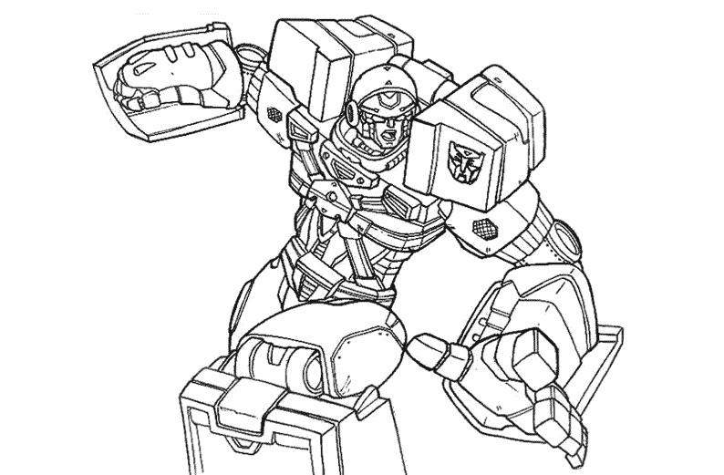 Transformers 97 Coloring Page