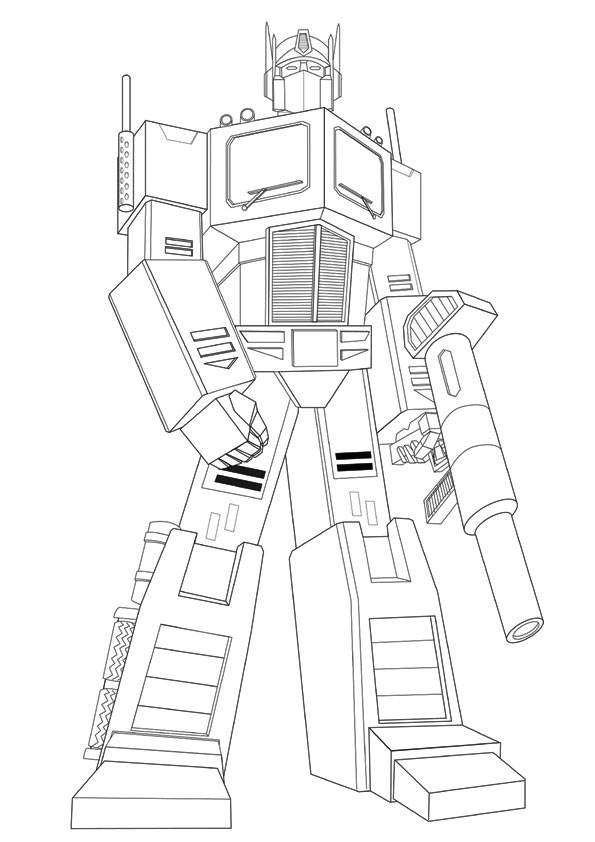 Transformers Iron Hide Color To Print A4 Coloring Page