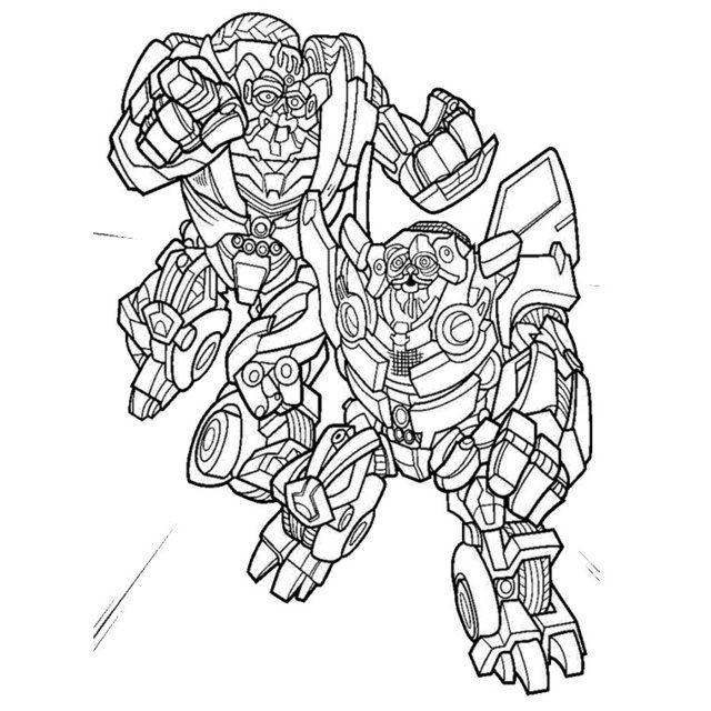Transformers Jazz Coloring Page