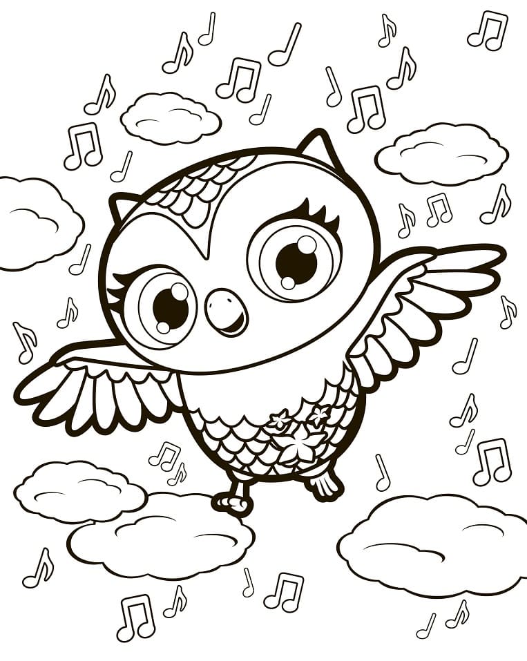 Treble from Little Charmers Coloring Page