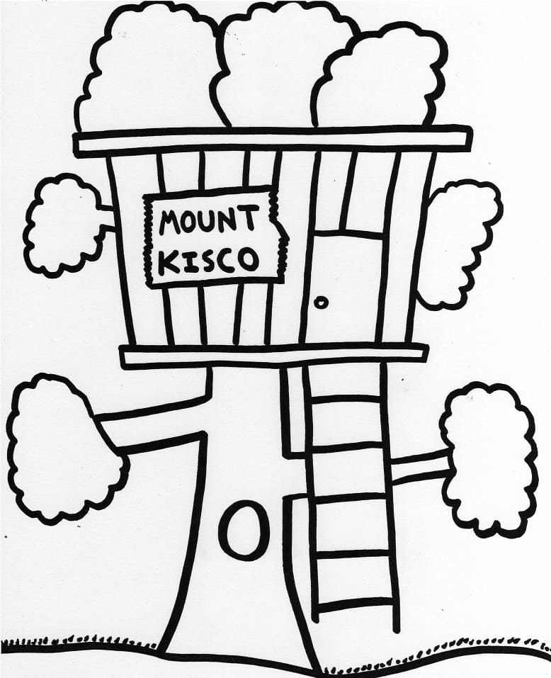 Treehouse 2 Coloring Page