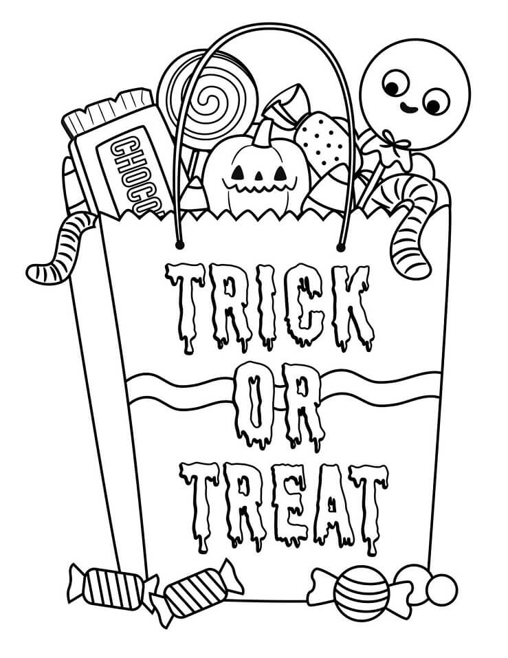 Trick or Treat Candy Bag