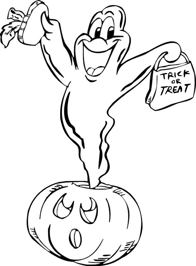 Trick Or Treating Ghost