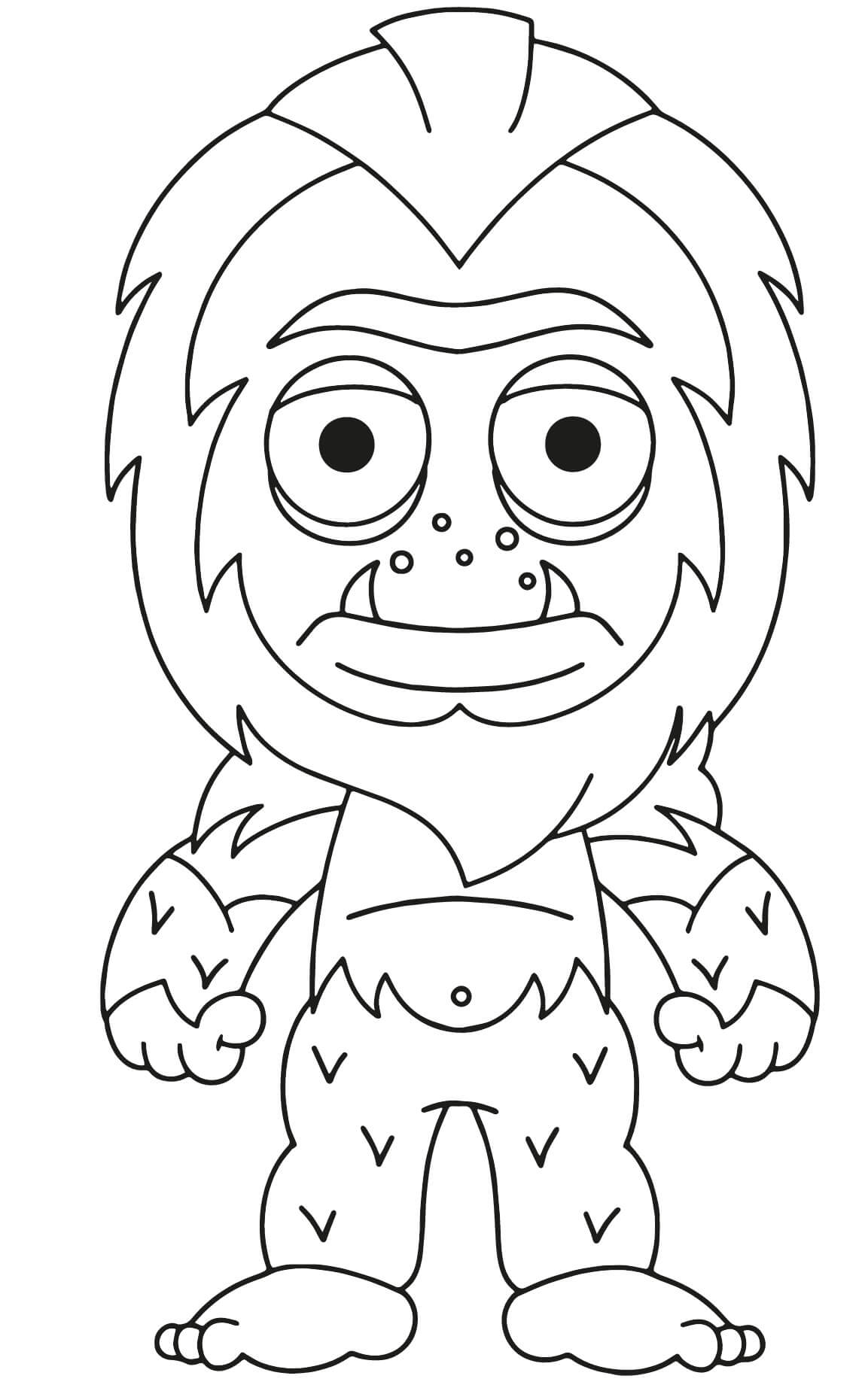 Trog Coloring Page