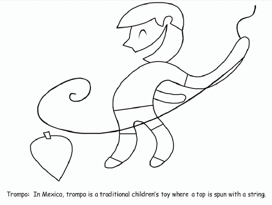 Trompo Toy in Mexico