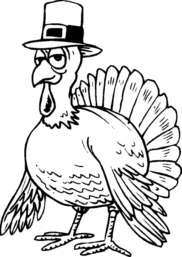 Turkey Thanksgiving S For Children0e6d Coloring Page