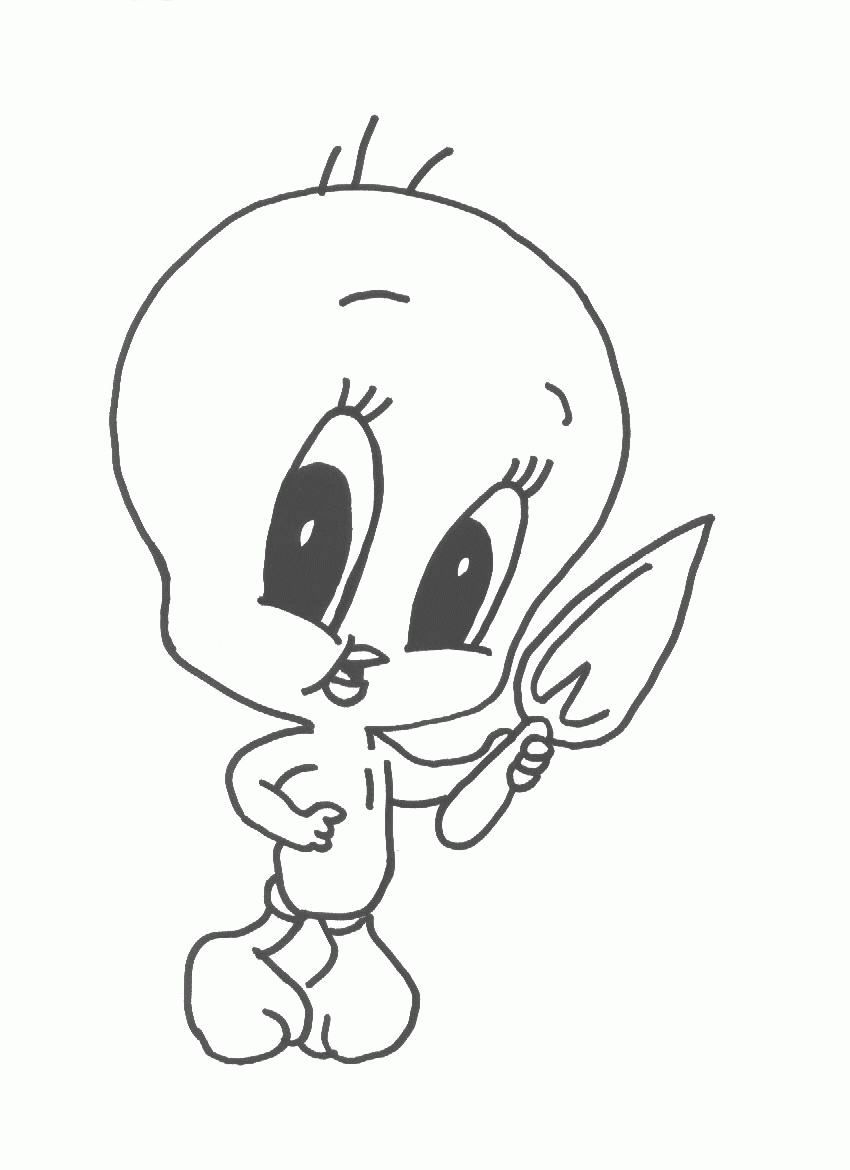 Tweety Birds For Kids Coloring Pages   Coloring Cool