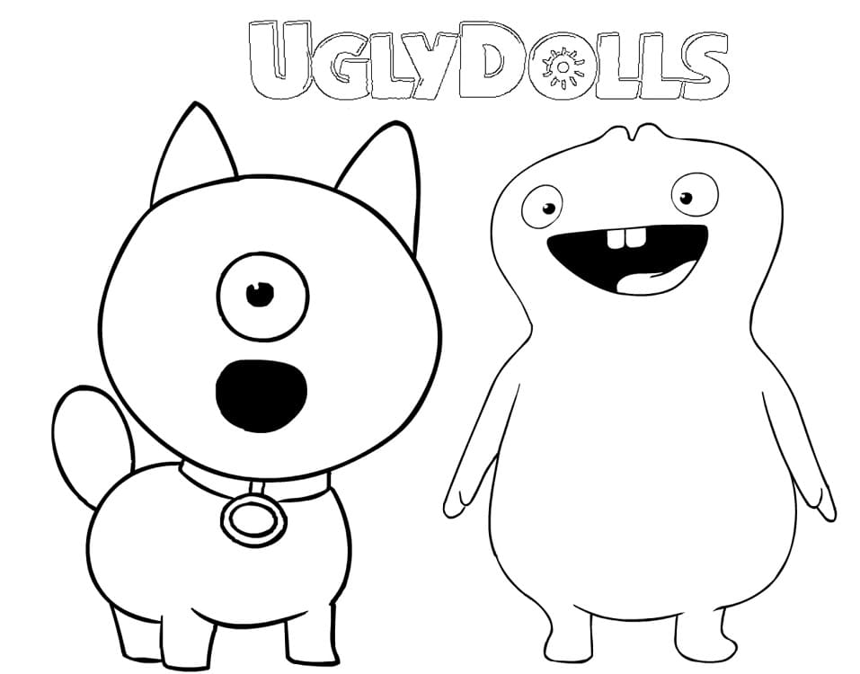 UglyDolls 1 Coloring Page
