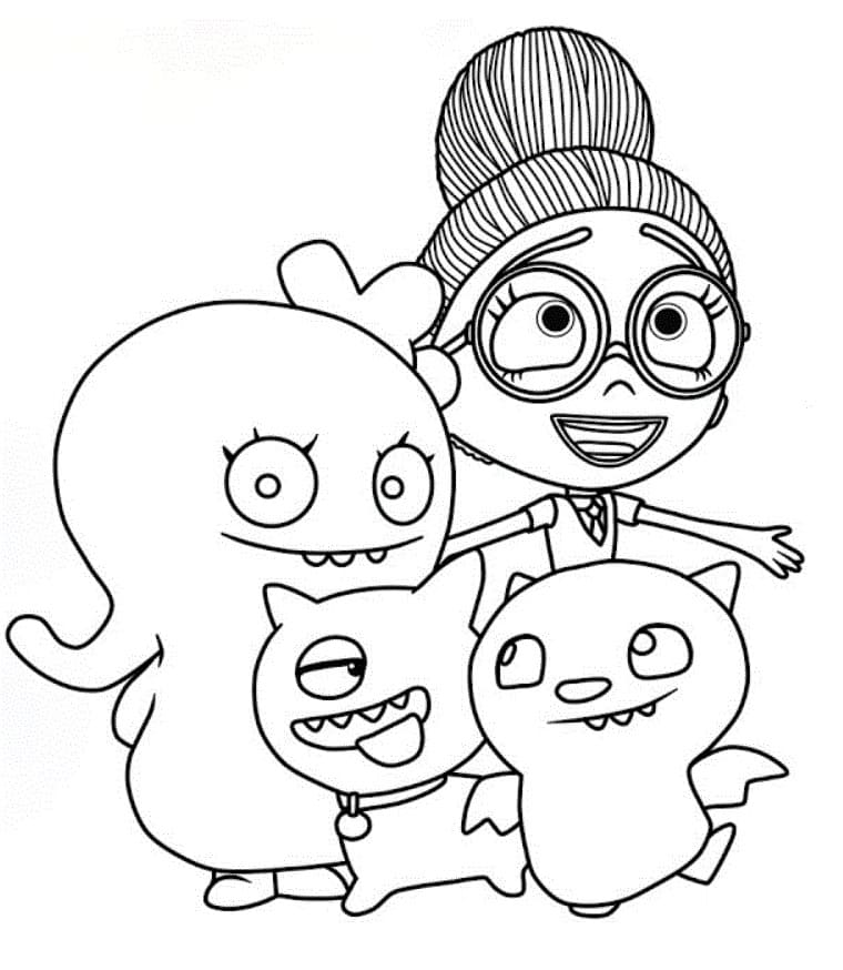 UglyDolls 3 Coloring Page